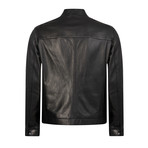 Smooth Leather Jacket // Black (M)