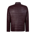Germany Leather Jacket // Bordeaux (M)
