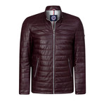 Germany Leather Jacket // Bordeaux (L)