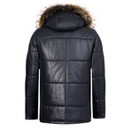 Capoo Leather Jacket // Black (L)