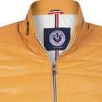 Germany Leather Jacket // Yellow (S)