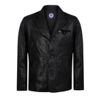 Blazy Leather Jacket // Black (XL)