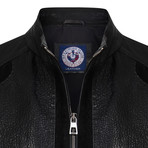 Scrum Leather Jacket // Black (M)