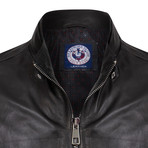Feeler Leather Jacket // Black (M)