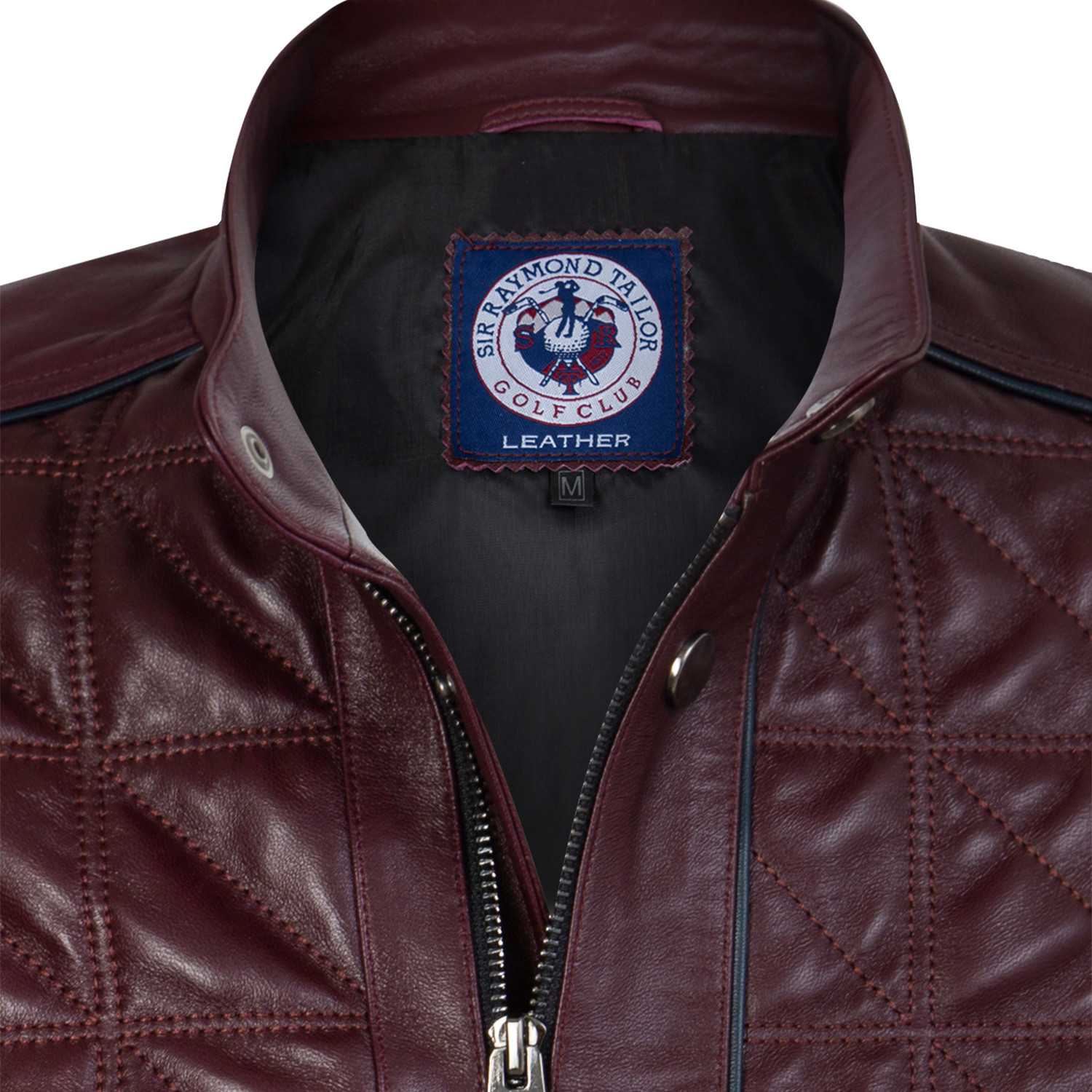Lineout Leather Jacket // Bordeaux (L) - Sir Raymond Tailor Leather ...