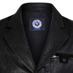 Blazy Leather Jacket // Black (2XL)