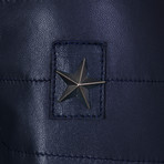 California Leather Jacket // Navy (XS)