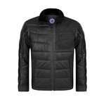Drain  Leather Jacket // Black (S)