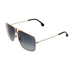 Carrera // Men's Square Sunglasses // Red Gold