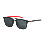 Ducati // Unisex Square Sunglasses // Black + Red