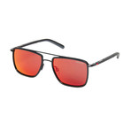Ducati // Unisex Square Sunglasses // Black + Orange