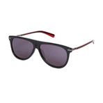 Ducati // Unisex Aviator Sunglasses // Black + Red