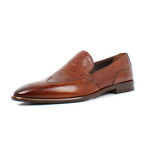 Textured Loafers // Brown (Euro: 41)