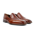 Textured Loafers // Brown (Euro: 39)