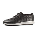 Quilted Sneakers // Black (Euro: 43)