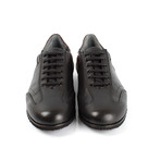 Toe-Tone Sneakers // Black + Brown (Euro: 45)