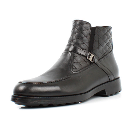 Quilted Boots // Black (Euro: 39)