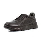 Leather Sneakers // Black (Euro: 41)