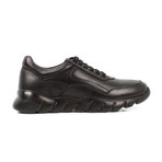 Leather Sneakers // Black (Euro: 39)