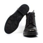 Lace + Zipper Boots // Black (Euro: 41)
