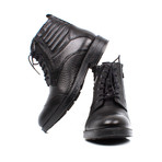 Lace + Zipper Boots // Black (Euro: 40)
