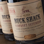 Buck Shack Bourbon Barrel Aged Cabernet Sauvignon // Set of 4 // 750 ml Each