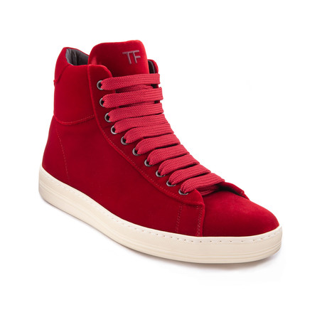 High Top Sneakers // Red (US: 7)