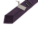 Houndstooth Neck Tie // Purple