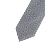 Plaid Neck Tie V1 // Gray