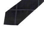 Plaid Neck Tie // Black