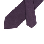 Houndstooth Neck Tie // Purple