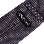 Geometric Neck Tie // Purple