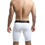 Biker Shorts // White (XL)