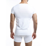 V-Neck T-Shirt // White (L)