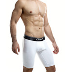 Biker Shorts // White (L)