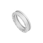 Bulgari 18k White Gold B.Zero1 1 Band Ring // Ring Size: 4.75 // Pre-Owned