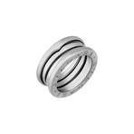 Bulgari 18k White Gold B.Zero1 3 Band Ring // Ring Size: 5.75 // Pre-Owned