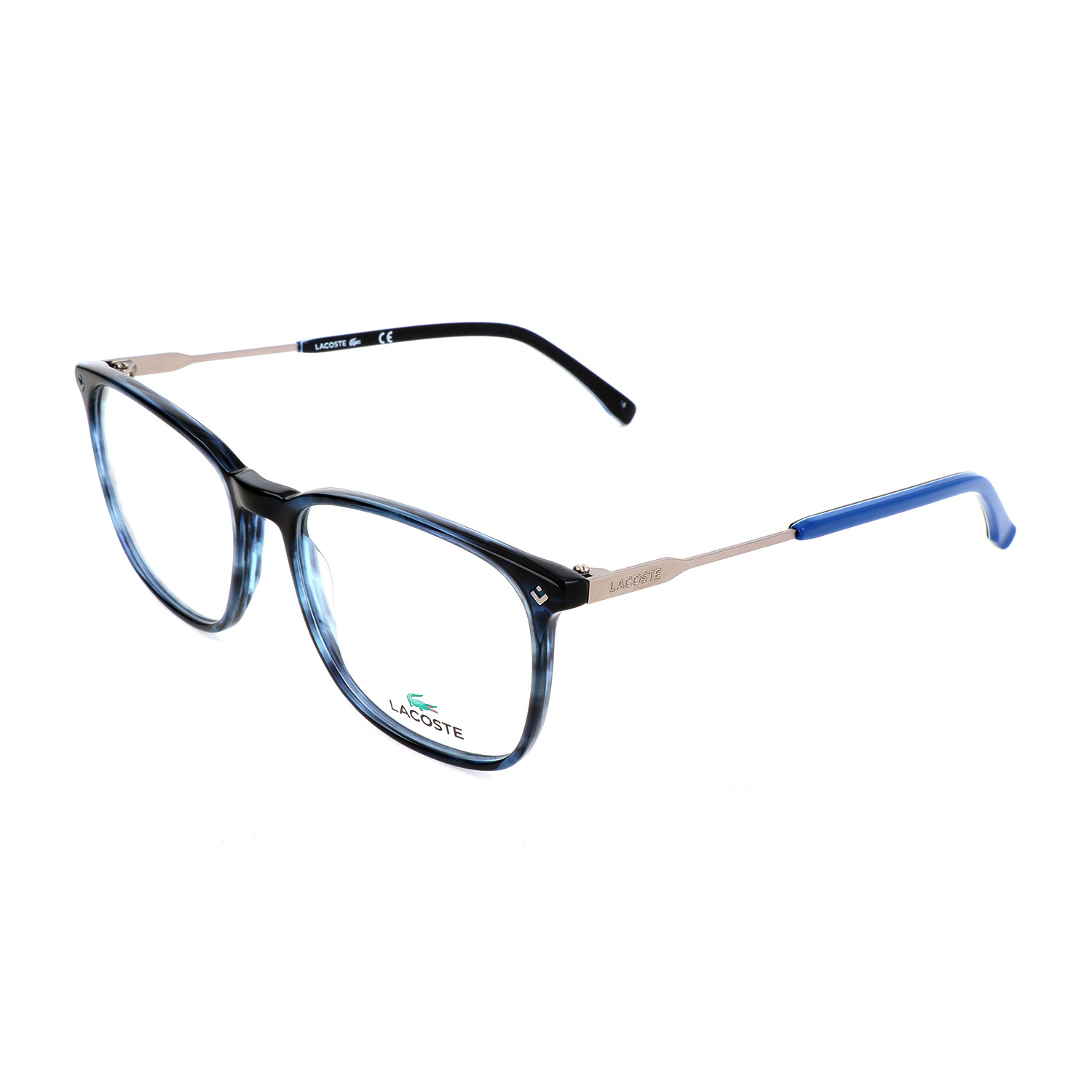 Men's L2805 Optical Frames // Striped Blue - Lacoste - Touch of Modern