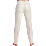 Flat Front Casual Dress Pants // Natural (40WX30L)