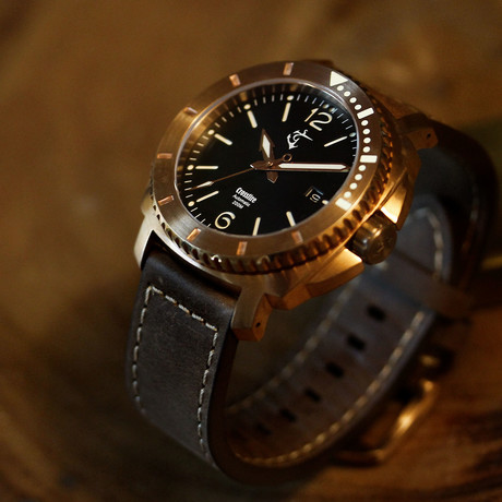 Vancouver Watch Co Bronze Crossfire Automatic // bronze-3-sd