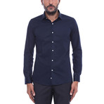 Victor Slim-Fit Shirt // Navy (2XL)