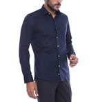 Victor Slim-Fit Shirt // Navy (XL)