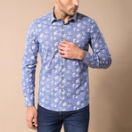 Wilmod Slim-Fit Shirt // Light Blue (XL)