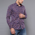Warren Slim-Fit Shirt // Purple (M)