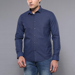 Bryant Slim-Fit Shirt // Navy (S)