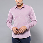 Hampton Slim-Fit Shirt // Burgundy (XL)