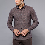 Hugo Slim-Fit Shirt // Brown (S)