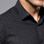 Calder Slim-Fit Shirt // Black (L)