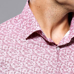 Jarran Slim-Fit Shirt // Burgundy (S)