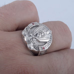 Odin Red Gems Ring (10.5)